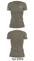 Church hill Police 11936638 Women's Short Sleeve V-neck Shirt - 6