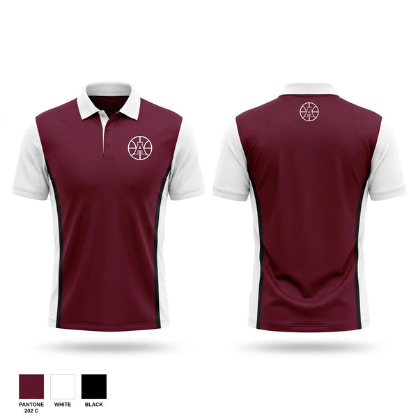 Short Sleeve Performance Polo, Auburn Maroons, Men's Basketball, Teamtime, Team time, sublimation, custom sports apparel, team uniforms, spirit wear, spiritwear, sports uniforms, custom shirts, team store, custom team store, fundraiser sports, apparel fundraiser