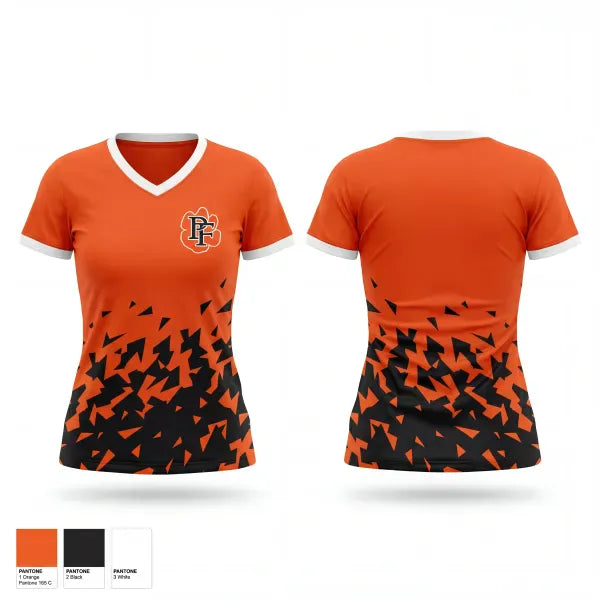 Womens Short Sleeve Vneck Shirt, Lady Tigers, Softball, Teamtime, Team time, sublimation, custom sports apparel, team uniforms, spirit wear, spiritwear, sports uniforms, custom shirts, team store, custom team store, fundraiser sports, apparel fundraiser
