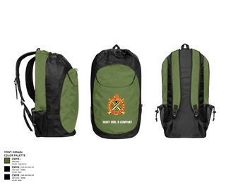 Gear Bag, 501st BSB, B Company, , Teamtime, Team time, sublimation, custom sports apparel, team uniforms, spirit wear, spiritwear, sports uniforms, custom shirts, team store, custom team store, fundraiser sports, apparel fundraiser