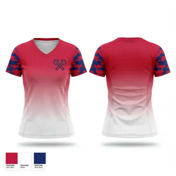 Womens Short Sleeve Vneck Shirt, Alaska Legion Baseball, Baseball, Teamtime, Team time, sublimation, custom sports apparel, team uniforms, spirit wear, spiritwear, sports uniforms, custom shirts, team store, custom team store, fundraiser sports, apparel fundraiser