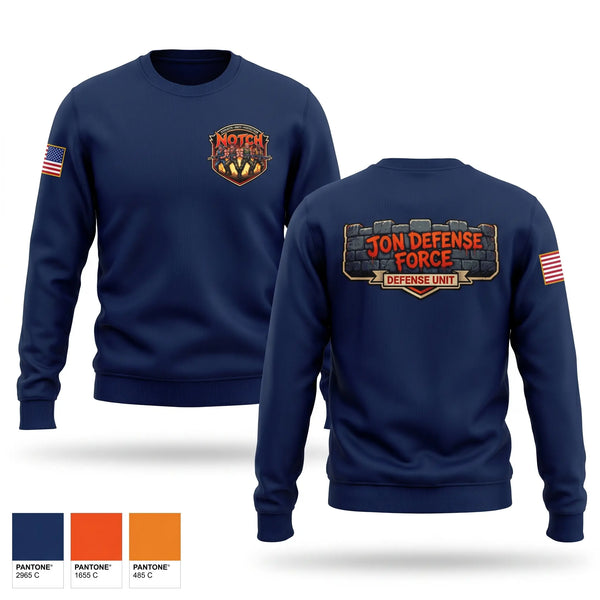 Crew Neck Sweatshirt, JDF, Navy, Teamtime, Team time, sublimation, custom sports apparel, team uniforms, spirit wear, spiritwear, sports uniforms, custom shirts, team store, custom team store, fundraiser sports, apparel fundraiser