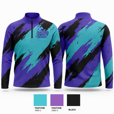 Coast Elite 14452467 Quarter Zip Jacket - 1