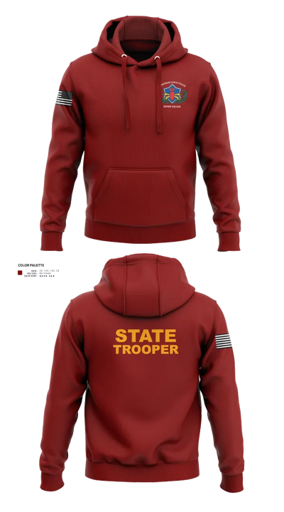 Arkansas State Police Bomb Squad 82433204 Hoodie - 22