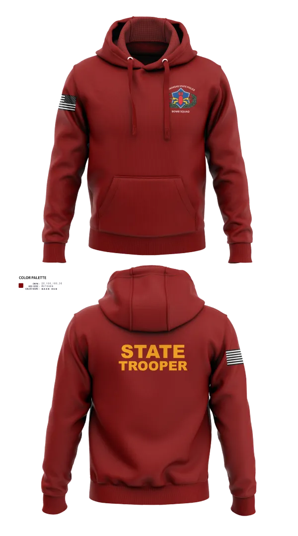 Hoodie, Arkansas State Police Bomb Squad, , Teamtime, Team time, sublimation, custom sports apparel, team uniforms, spirit wear, spiritwear, sports uniforms, custom shirts, team store, custom team store, fundraiser sports, apparel fundraiser