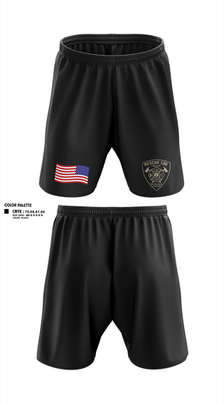 Athletic Shorts With Pockets, Rescue 136, Fire Department, Teamtime, Team time, sublimation, custom sports apparel, team uniforms, spirit wear, spiritwear, sports uniforms, custom shirts, team store, custom team store, fundraiser sports, apparel fundraiser