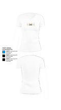 Sugah Please Breakfast Brunch Bar 84715642 Women's Short Sleeve V-neck Shirt - 18