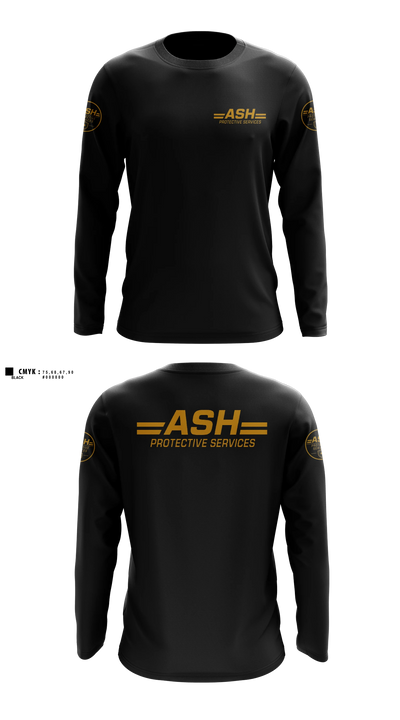 ASH Protective Services Long Sleeve Performance Shirt 1