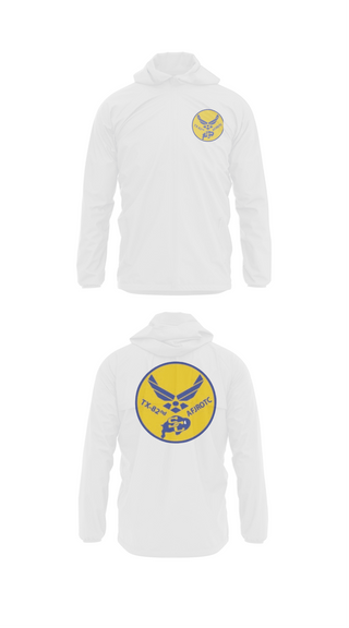 Windbreaker, Samuel Clemens Tx-82 AFJROTC, Air Force, Teamtime, Team time, sublimation, custom sports apparel, team uniforms, spirit wear, spiritwear, sports uniforms, custom shirts, team store, custom team store, fundraiser sports, apparel fundraiser