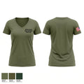 Dekalb County Drugs and Major Crimes Unit Women's Short Sleeve V-neck Shirt - 1