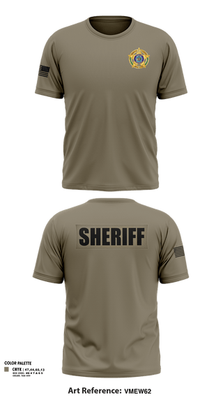 Old School Cotton Feel Shirt, Bayfield County Sheriff, Police, Teamtime, Team time, sublimation, custom sports apparel, team uniforms, spirit wear, spiritwear, sports uniforms, custom shirts, team store, custom team store, fundraiser sports, apparel fundraiser