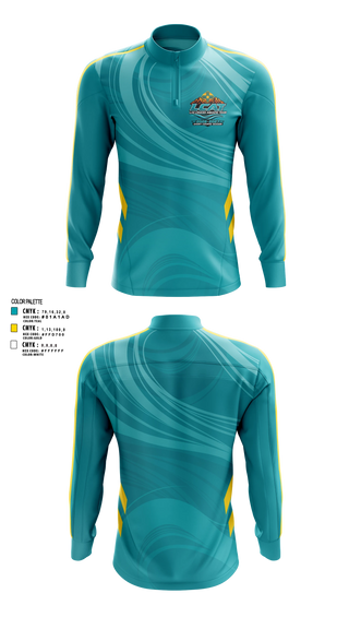 Quarter Zip Jacket, Las Cruces Aquatic Team, Swimming, Teamtime, Team time, sublimation, custom sports apparel, team uniforms, spirit wear, spiritwear, sports uniforms, custom shirts, team store, custom team store, fundraiser sports, apparel fundraiser
