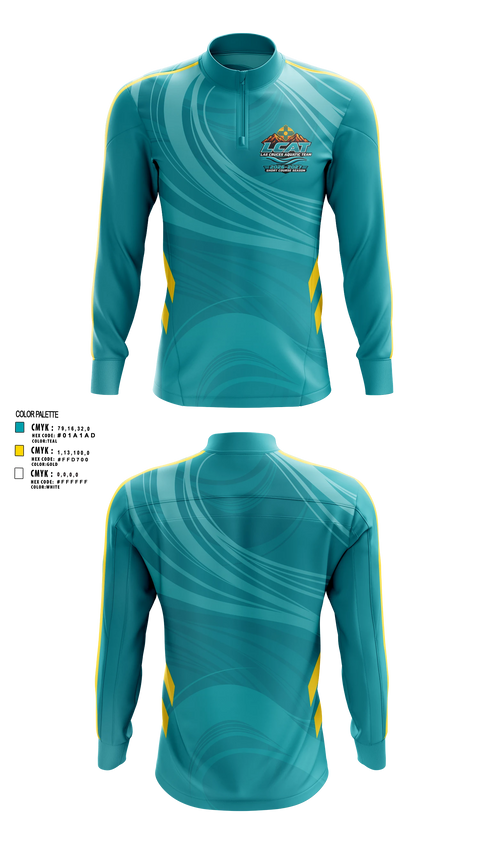 Quarter Zip Jacket, Las Cruces Aquatic Team, Swimming, Teamtime, Team time, sublimation, custom sports apparel, team uniforms, spirit wear, spiritwear, sports uniforms, custom shirts, team store, custom team store, fundraiser sports, apparel fundraiser
