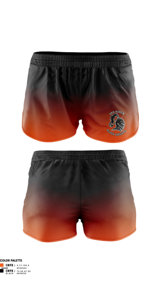 Womens Shorts, Van Buren Youth Soccer Association, Spirit Store, Teamtime, Team time, sublimation, custom sports apparel, team uniforms, spirit wear, spiritwear, sports uniforms, custom shirts, team store, custom team store, fundraiser sports, apparel fundraiser