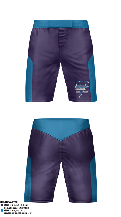 Nemaha Central Wrestling 61394453 Fight Shorts - 1