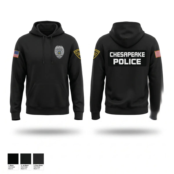 Hoodie, Chesapeake Police, Police, Teamtime, Team time, sublimation, custom sports apparel, team uniforms, spirit wear, spiritwear, sports uniforms, custom shirts, team store, custom team store, fundraiser sports, apparel fundraiser