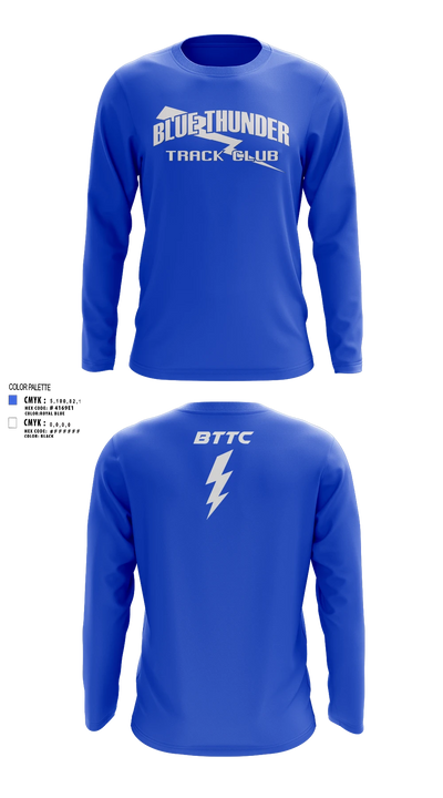 Blue Thunder 38805148 Long Sleeve Performance Shirt - 12