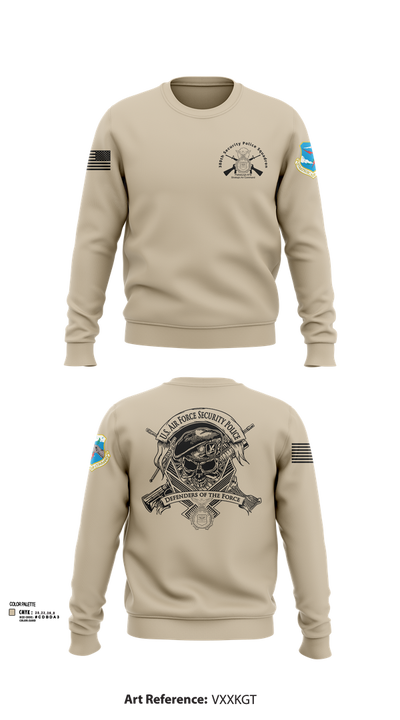 380th Security Police Squadron 85446587 Crew Neck Sweatshirt - 102