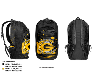 Gear Bag, Glencoe yellow jackets, , Teamtime, Team time, sublimation, custom sports apparel, team uniforms, spirit wear, spiritwear, sports uniforms, custom shirts, team store, custom team store, fundraiser sports, apparel fundraiser