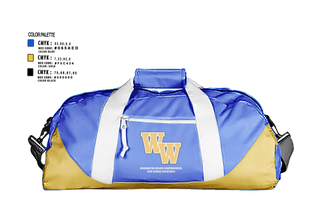 Duffle Bag, Washington-Wilkes Comprehensive High School Basketball, Women's Basketball, Teamtime, Team time, sublimation, custom sports apparel, team uniforms, spirit wear, spiritwear, sports uniforms, custom shirts, team store, custom team store, fundraiser sports, apparel fundraiser