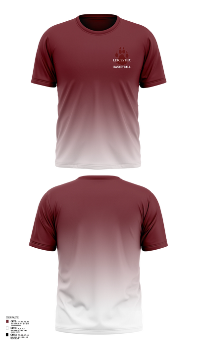 Leicester High School Basketball 1950445 Short Sleeve Performance Shirt - 5 (1)