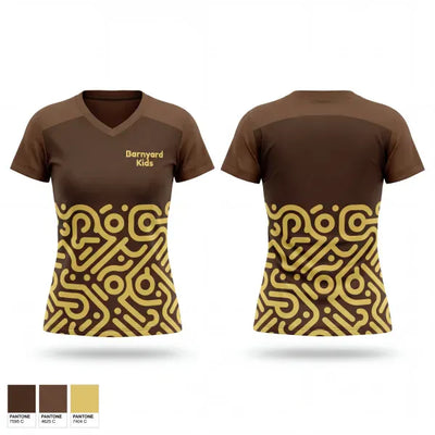 Barnyard Kids 18032185 Women's Short Sleeve V-neck Shirt - 1