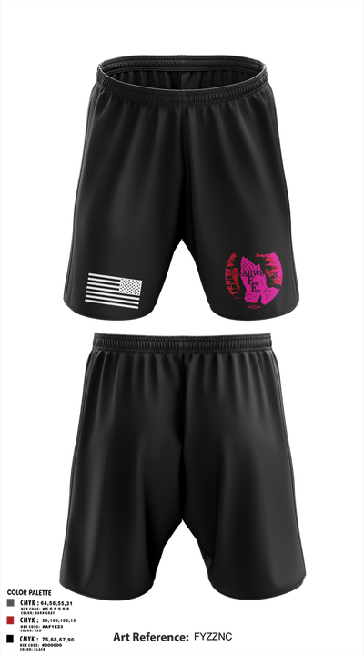 WeAllWeGot~Family First 22026589 Athletic Shorts With Pockets - 31