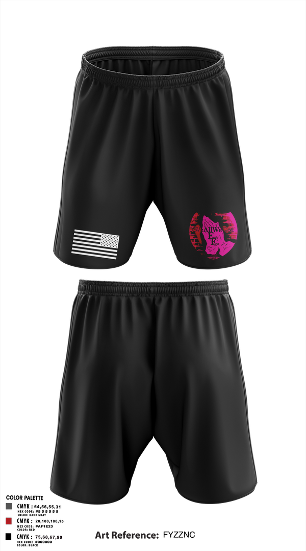Athletic Shorts With Pockets, WeAllWeGot~Family First, , Teamtime, Team time, sublimation, custom sports apparel, team uniforms, spirit wear, spiritwear, sports uniforms, custom shirts, team store, custom team store, fundraiser sports, apparel fundraiser
