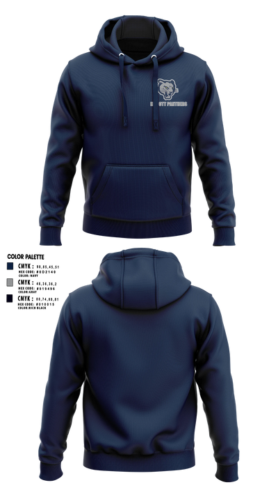 Mel Ott Panthers 8799044 Hoodie - 2