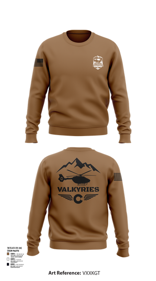Crew Neck Sweatshirt, D CO, 3/140th AVN, , Teamtime, Team time, sublimation, custom sports apparel, team uniforms, spirit wear, spiritwear, sports uniforms, custom shirts, team store, custom team store, fundraiser sports, apparel fundraiser