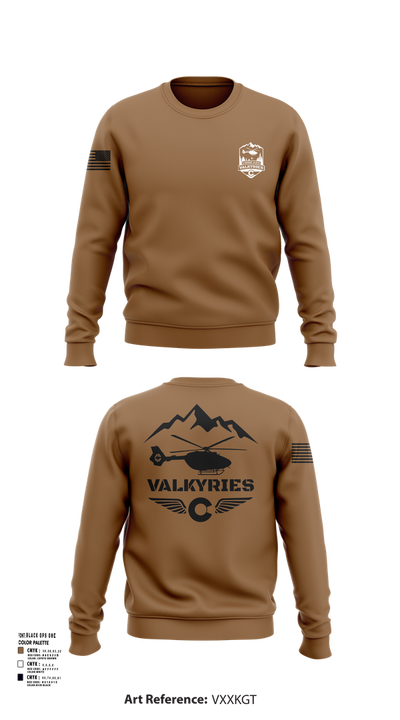 D CO, 3/140th AVN 8731830 Crew Neck Sweatshirt - 11