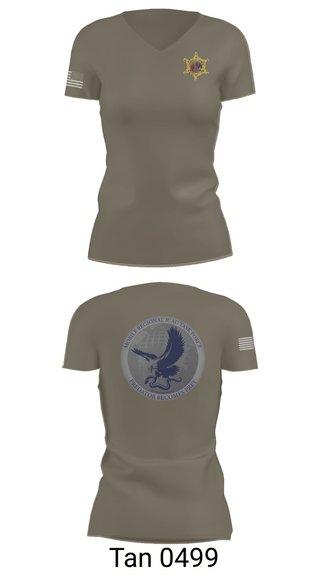Womens Short Sleeve Vneck Shirt, MCSO ICAC, Police, Teamtime, Team time, sublimation, custom sports apparel, team uniforms, spirit wear, spiritwear, sports uniforms, custom shirts, team store, custom team store, fundraiser sports, apparel fundraiser