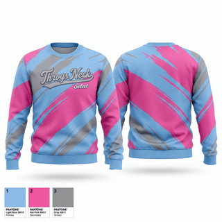 Crew Neck Sweatshirt, Throgs Neck Select, Baseball, Teamtime, Team time, sublimation, custom sports apparel, team uniforms, spirit wear, spiritwear, sports uniforms, custom shirts, team store, custom team store, fundraiser sports, apparel fundraiser