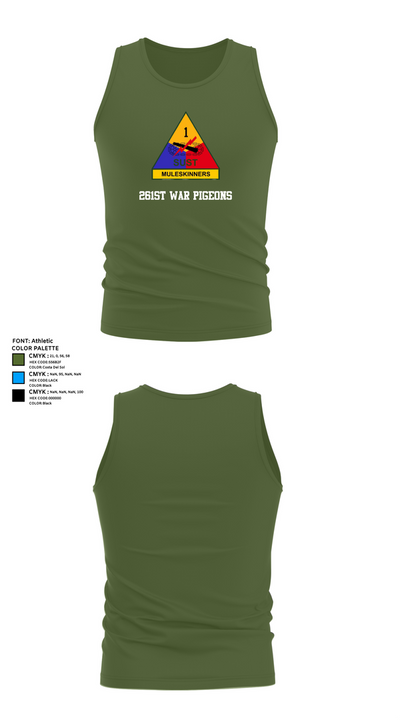261st War Pigeons Tank Top - 59