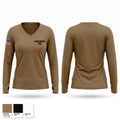 COMSUBRON TWO Women's Long Sleeve V-neck Shirt - 1