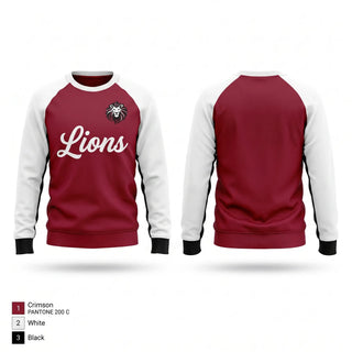 Crew Neck Sweatshirt, Sardis Lions, Softball, Teamtime, Team time, sublimation, custom sports apparel, team uniforms, spirit wear, spiritwear, sports uniforms, custom shirts, team store, custom team store, fundraiser sports, apparel fundraiser