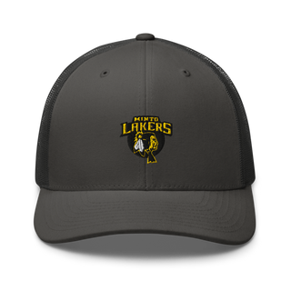 Minto Lakers Basketball Retro Trucker Hat | Yupoong 6606