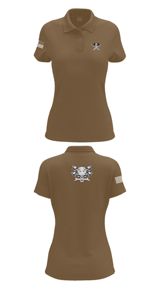 Womens Short Sleeve Performance Polo, Fox 1-320th F-CO FAR, , Teamtime, Team time, sublimation, custom sports apparel, team uniforms, spirit wear, spiritwear, sports uniforms, custom shirts, team store, custom team store, fundraiser sports, apparel fundraiser