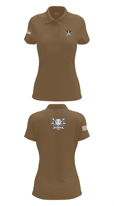 Fox 1-320th F-CO FAR 4533489 Women's Short Sleeve Performance Polo  - 15