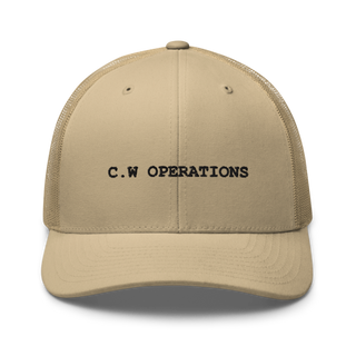 C.W Operations 41850268 Retro Trucker Hat | Yupoong 6606