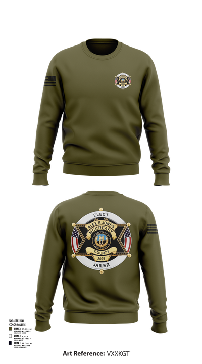 Alex E. Jones for Jailer 2026 65604451 Crew Neck Sweatshirt - 101