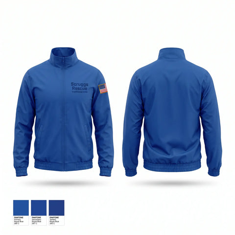 Windbreaker, Scruggs Rescue, EMS/EMT, Teamtime, Team time, sublimation, custom sports apparel, team uniforms, spirit wear, spiritwear, sports uniforms, custom shirts, team store, custom team store, fundraiser sports, apparel fundraiser