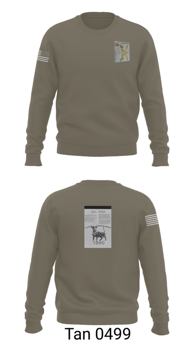 2nd Armored Cavalry Regiment 7857007 Crew Neck Sweatshirt - 65