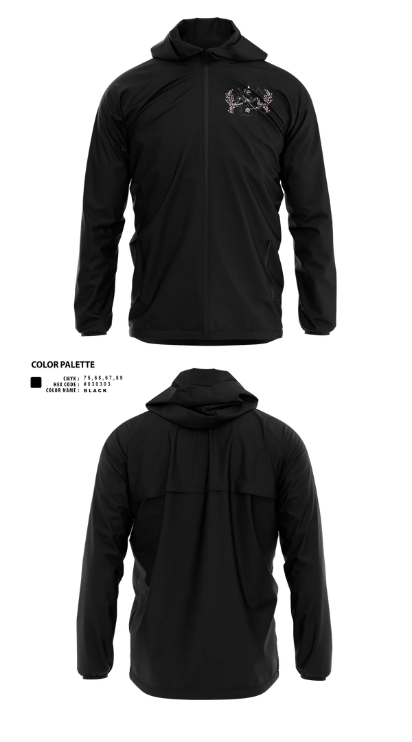Windbreaker, USANEC- Camp Zama, 78th Signal Battalion, Army, Teamtime, Team time, sublimation, custom sports apparel, team uniforms, spirit wear, spiritwear, sports uniforms, custom shirts, team store, custom team store, fundraiser sports, apparel fundraiser