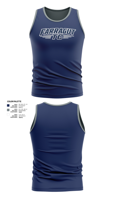 Farragut Track Club Men's Track Singlet - 21