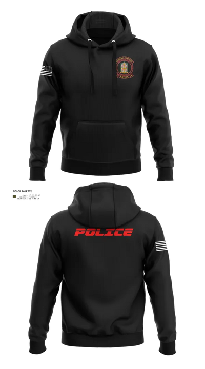 Douglass Township Police Department 8004628 Hoodie - 30