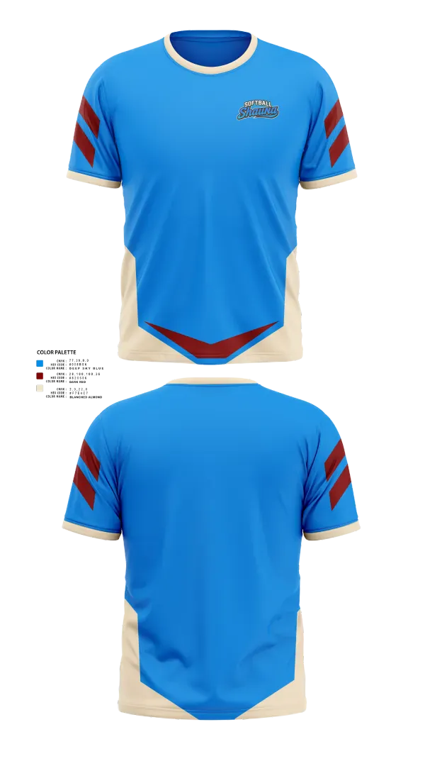 Short Sleeve Performance Shirt, Softball ShaunaS, Softball, Teamtime, Team time, sublimation, custom sports apparel, team uniforms, spirit wear, spiritwear, sports uniforms, custom shirts, team store, custom team store, fundraiser sports, apparel fundraiser