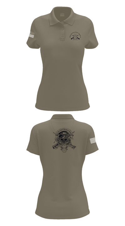 380th Security Police Squadron 85446587 Women's Short Sleeve Performance Polo  - 75