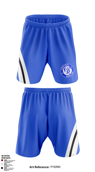 Athletic Shorts With Pockets, Central Bowling, Bowling, Teamtime, Team time, sublimation, custom sports apparel, team uniforms, spirit wear, spiritwear, sports uniforms, custom shirts, team store, custom team store, fundraiser sports, apparel fundraiser