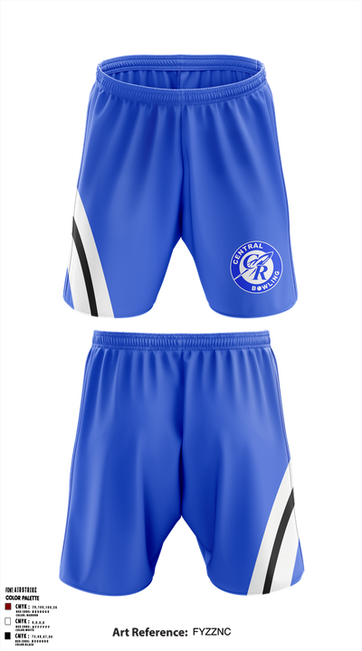 Central Bowling 44395791 Athletic Shorts With Pockets - 1